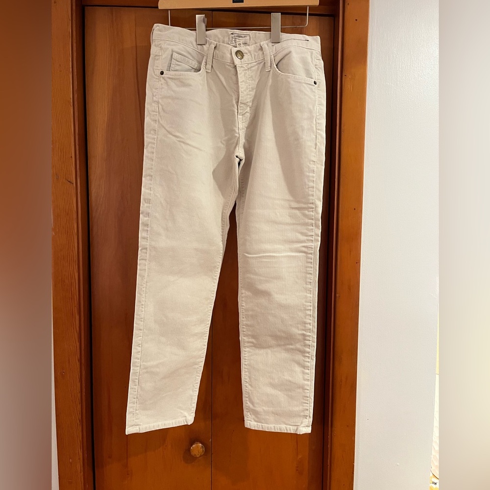 Current/Elliott The Fling cordouroy skinny/cropped jeans size 27